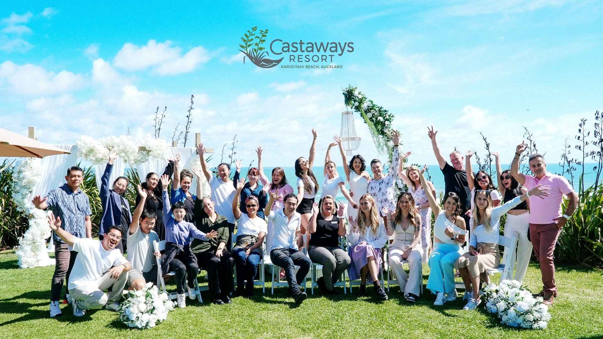 Mansi Beauty NZ collaborates with HAPfilm at the Castaways Resort Wedding Open Day, offering stunning makeup services and wedding photography.